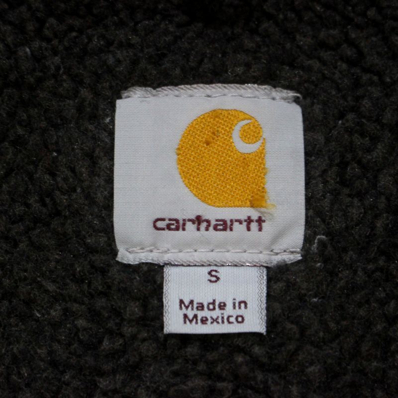 00s Carhartt 裏地ボア ダック ベスト メンズ 表記Sサイズ - メルカリ