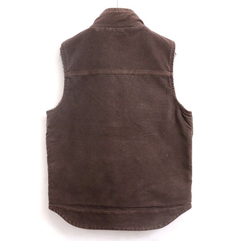 00s Carhartt 裏地ボア ダック ベスト メンズ 表記Sサイズ - メルカリ