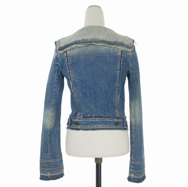 シーバイクロエ SEE BY CHLOE ノーカラーデニムジャケット ブルゾン