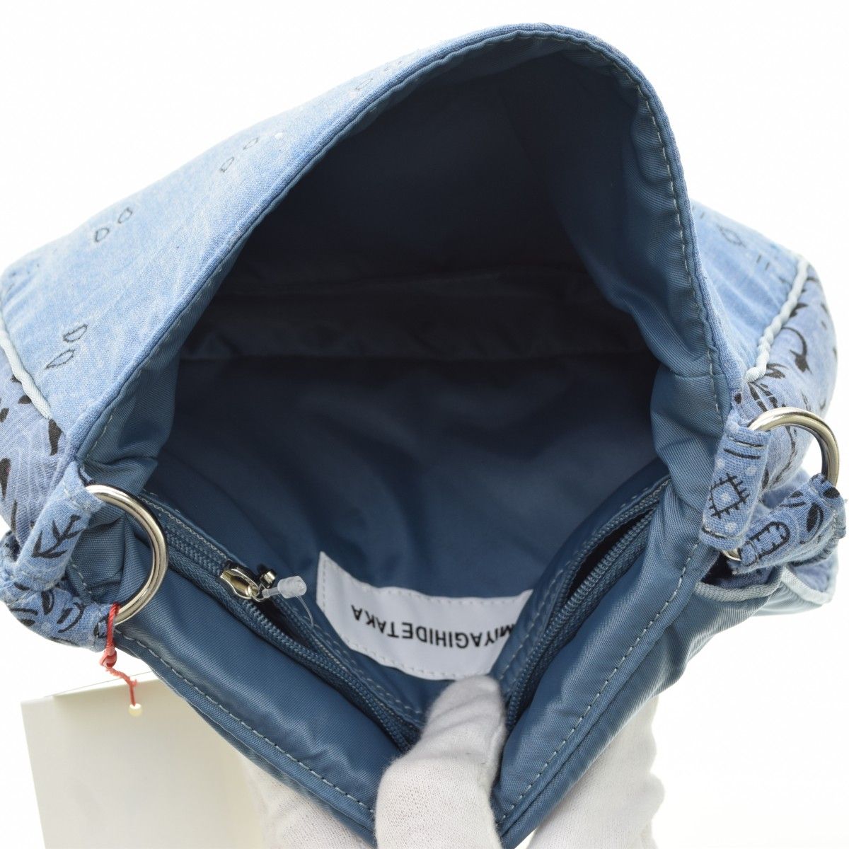 6(ROKU)UNITEDARROWS×MIYAGIHIDETAKA】86665000052 BANDANA FLAP BAG 
