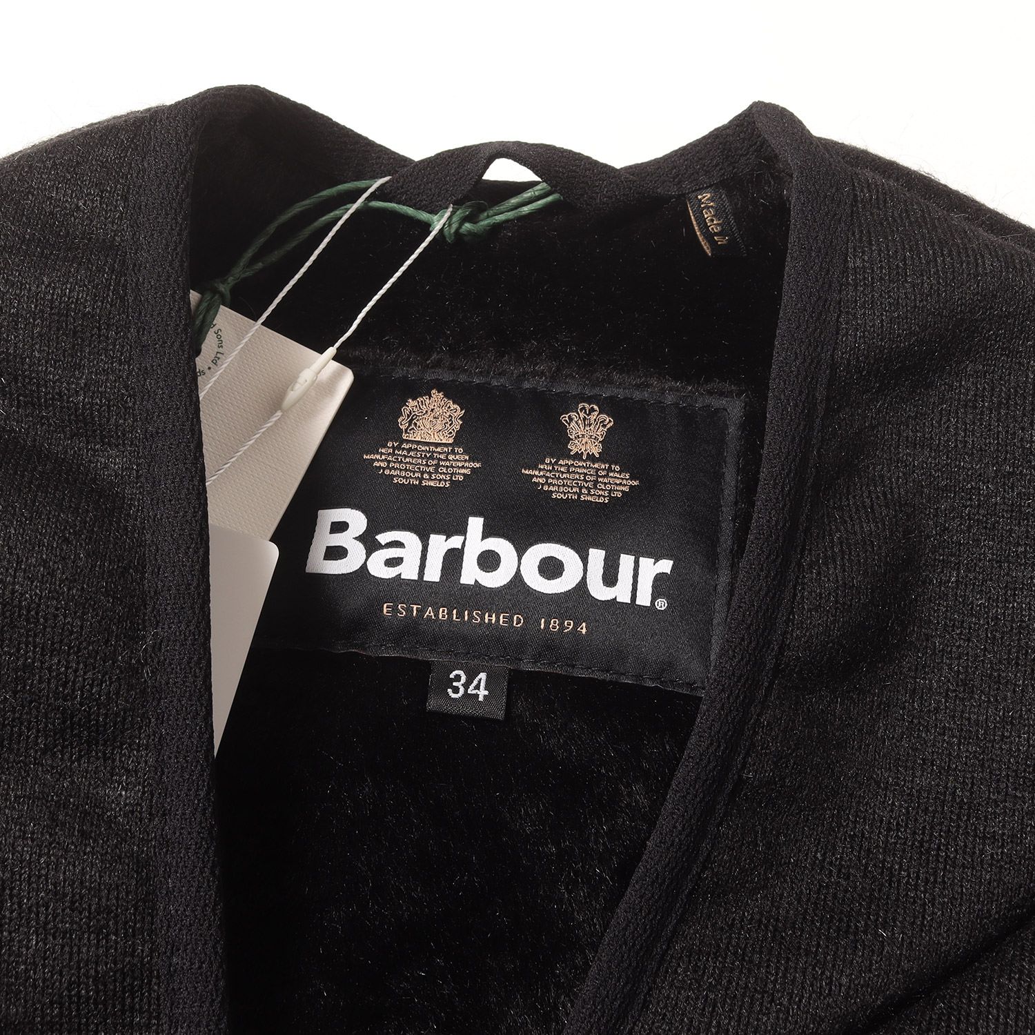 新品】BARBOUR バブアー ベスト ブラック 黒 サイズ:34 | 25AW 