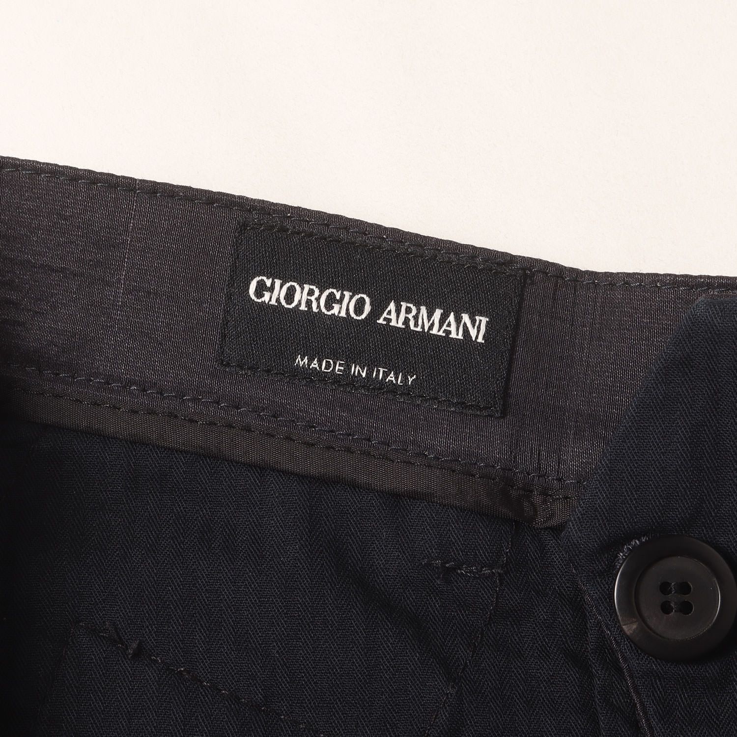 メンズ GIORGIO ARMANI ジョルジオアルマーニ パンツ ネイビー 紺