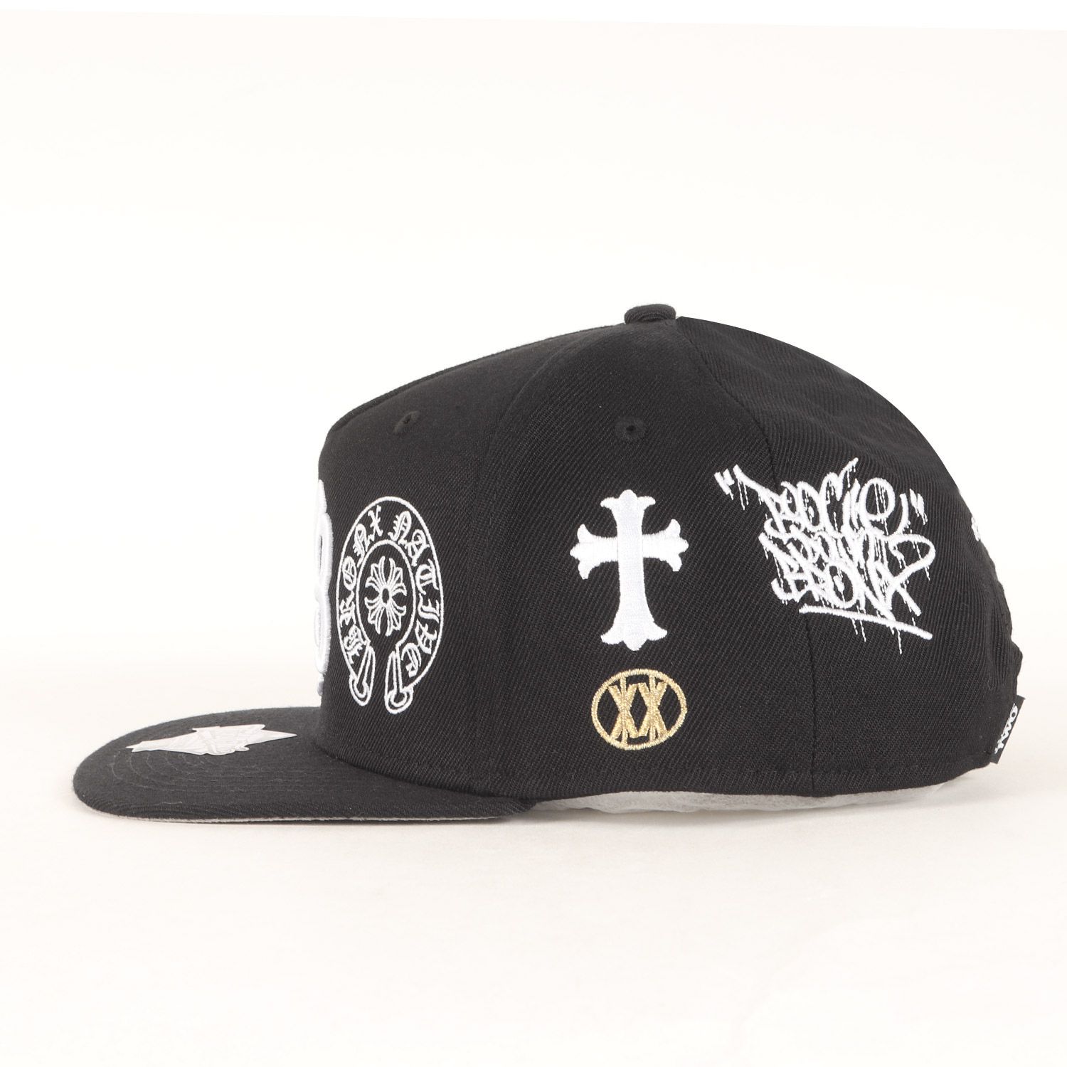 【美品】TWNTY TWO トゥエンティートゥー キャップ ブラック 黒 サイズ:FREE | BRONX NATIVE 6周年記念 マルチロゴ ベースボールキャップ | ブランド 帽子【メンズ】【中古】 美品】TWNTY TWO トゥエンティートゥー キャップ ブラック 黒 サイズ