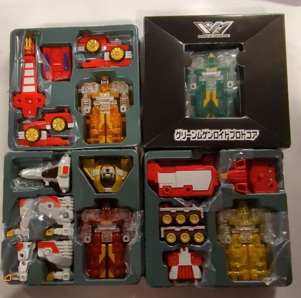 バンダイ ムゲン合体シリーズ トリプルムゲンバインセット マシンロボ