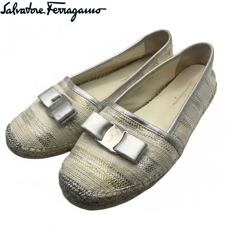 Salvatore Ferragamo フェラガモ エスパドリーユ 7M パンプス