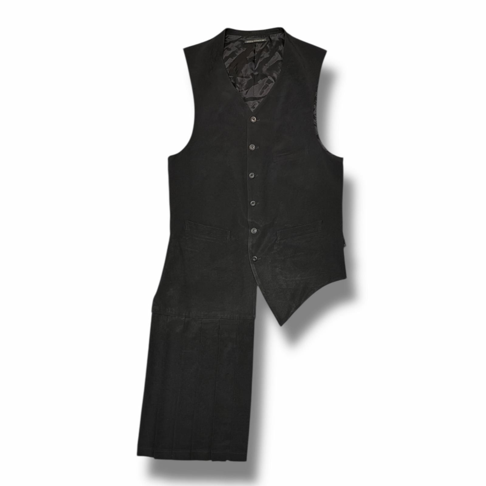 Yohji Yamamoto POUR HOMME Pleated Vest プリーツベスト タキシード