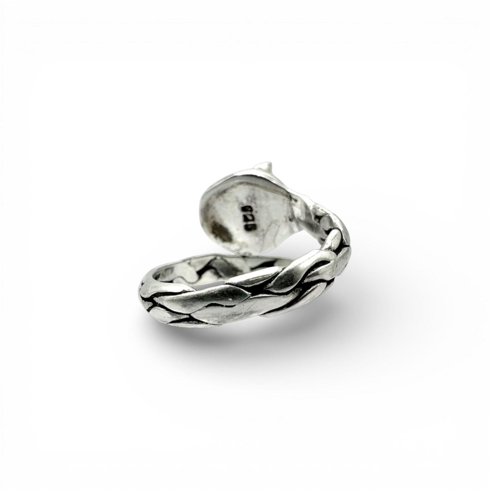 遊び心と愛嬌】キャット 猫 Silver 925 刻印 Vintage Design Ring 