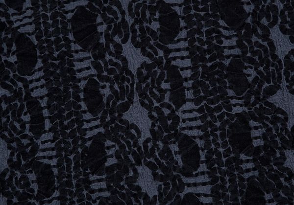 イッセイミヤケ ミーISSEY MIYAKE me 染めコットンフロッキープリント