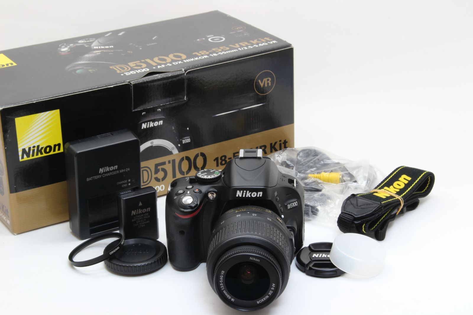 AA (極上美品) Nikon ニコン D5100 AF-S 18-55mm VR レンズキット 