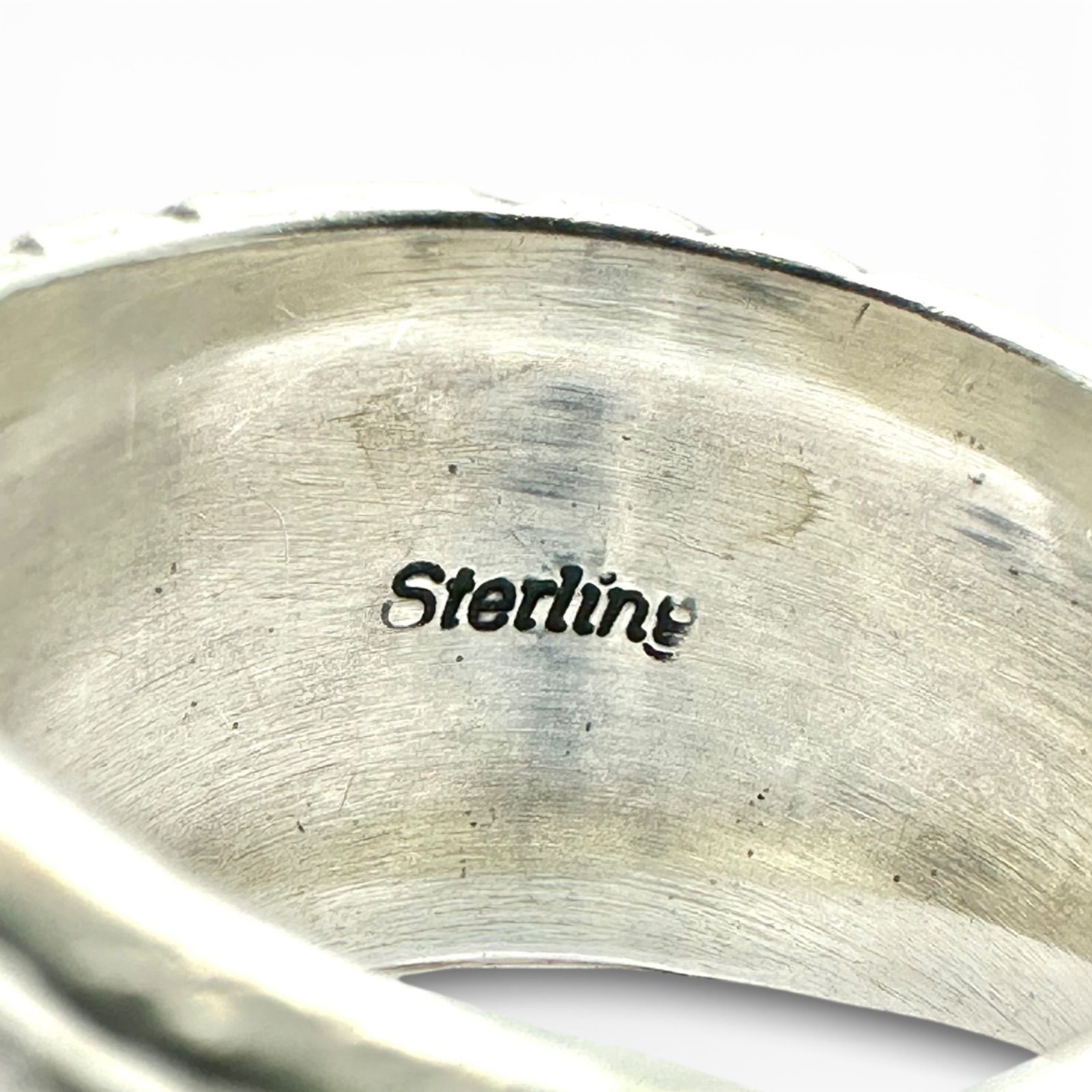 SILVER925 ヴィンテージ インディアンジュエリー 3連リング 3連ターコイズ】ナバホジュエリー Sterling Silver 925 刻印 Vintage