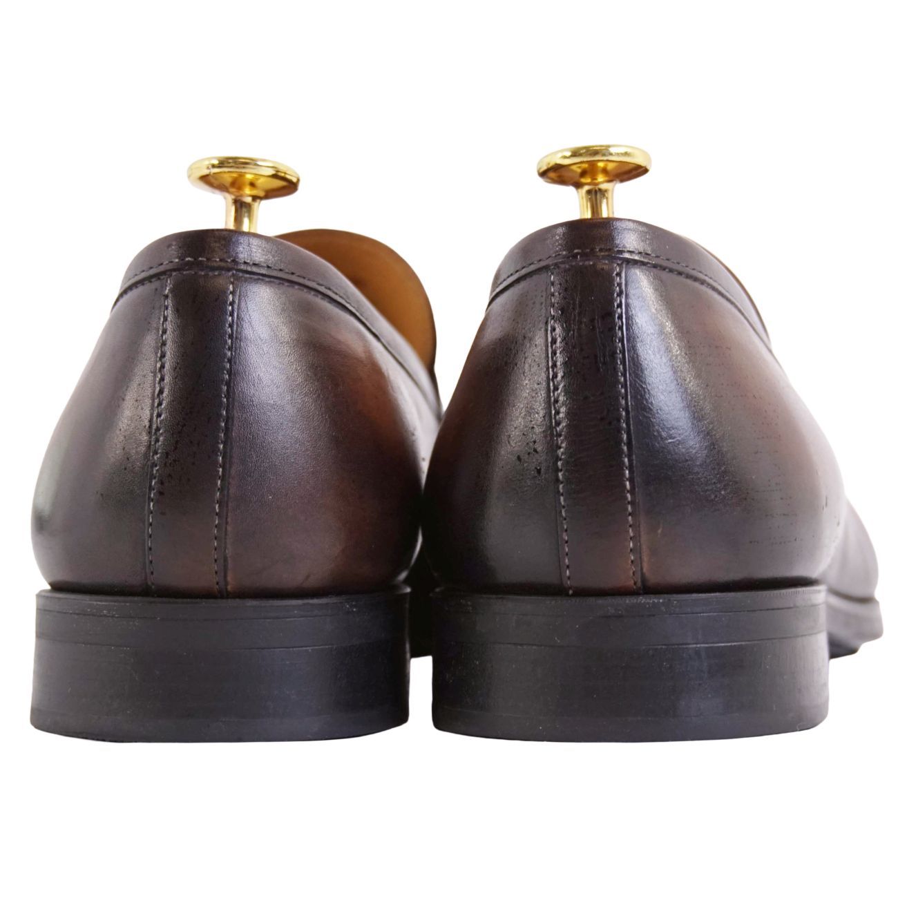 美品 マグナーニ MAGNANNI ローファー モカシン ビジネスシューズ 革靴 