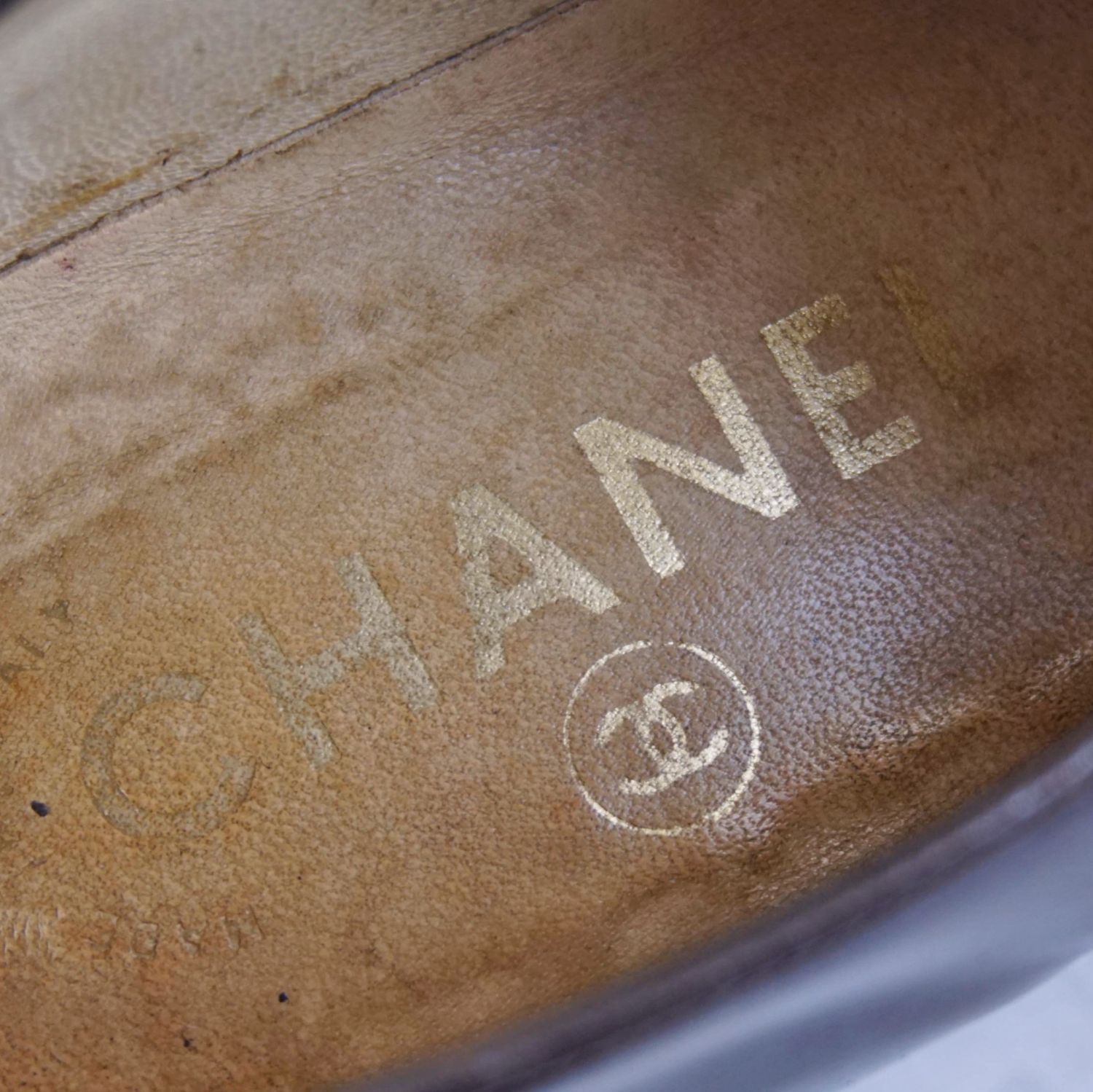 Vintage シャネル CHANEL ローファー モカシン ヒール ココマーク 