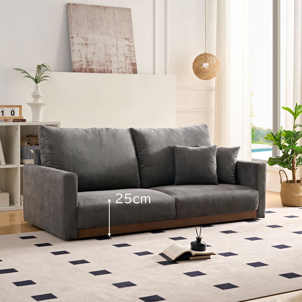 広い ローソファ