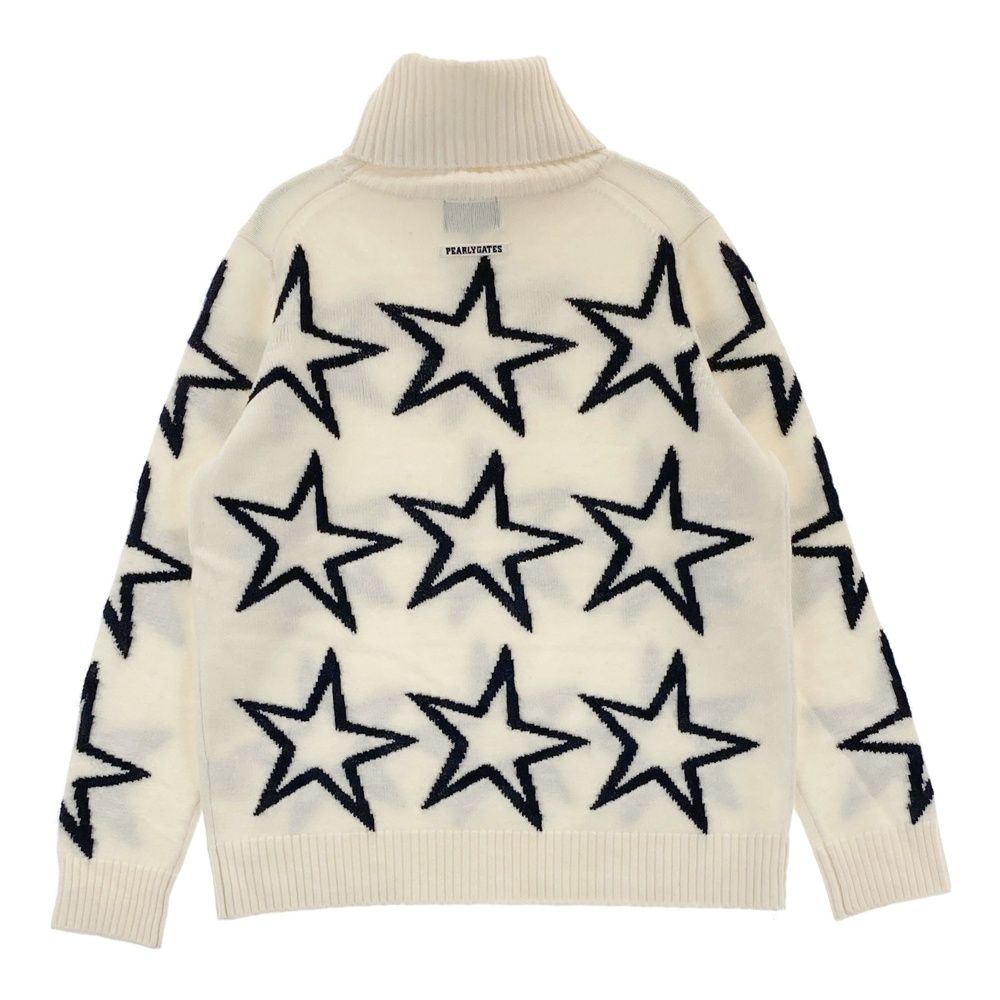 サイズ：1 PEARLY GATES パーリーゲイツ タートルネック長袖ニット