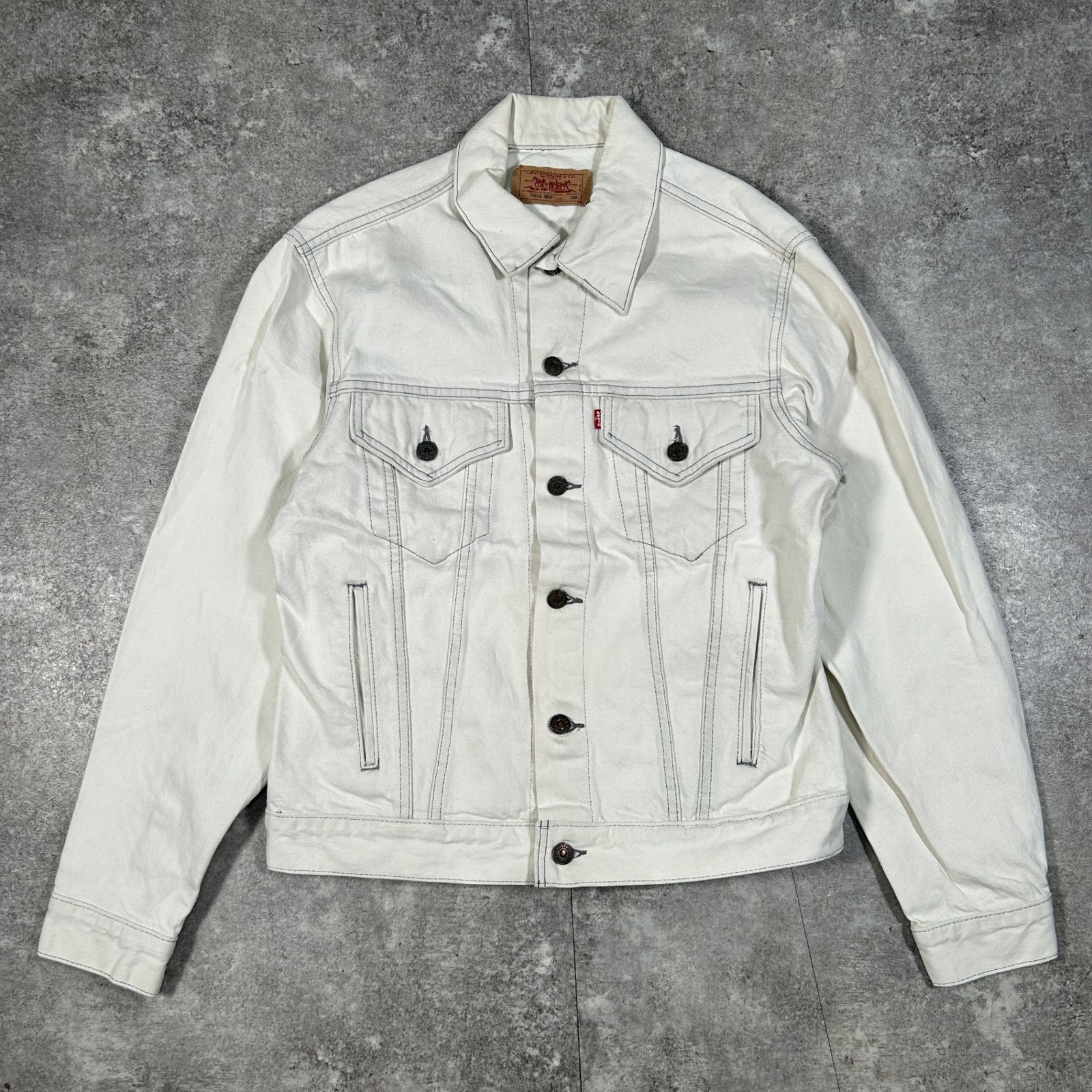 LEVI'S リーバイス デニムジャケット Gジャン ホワイト コットン
