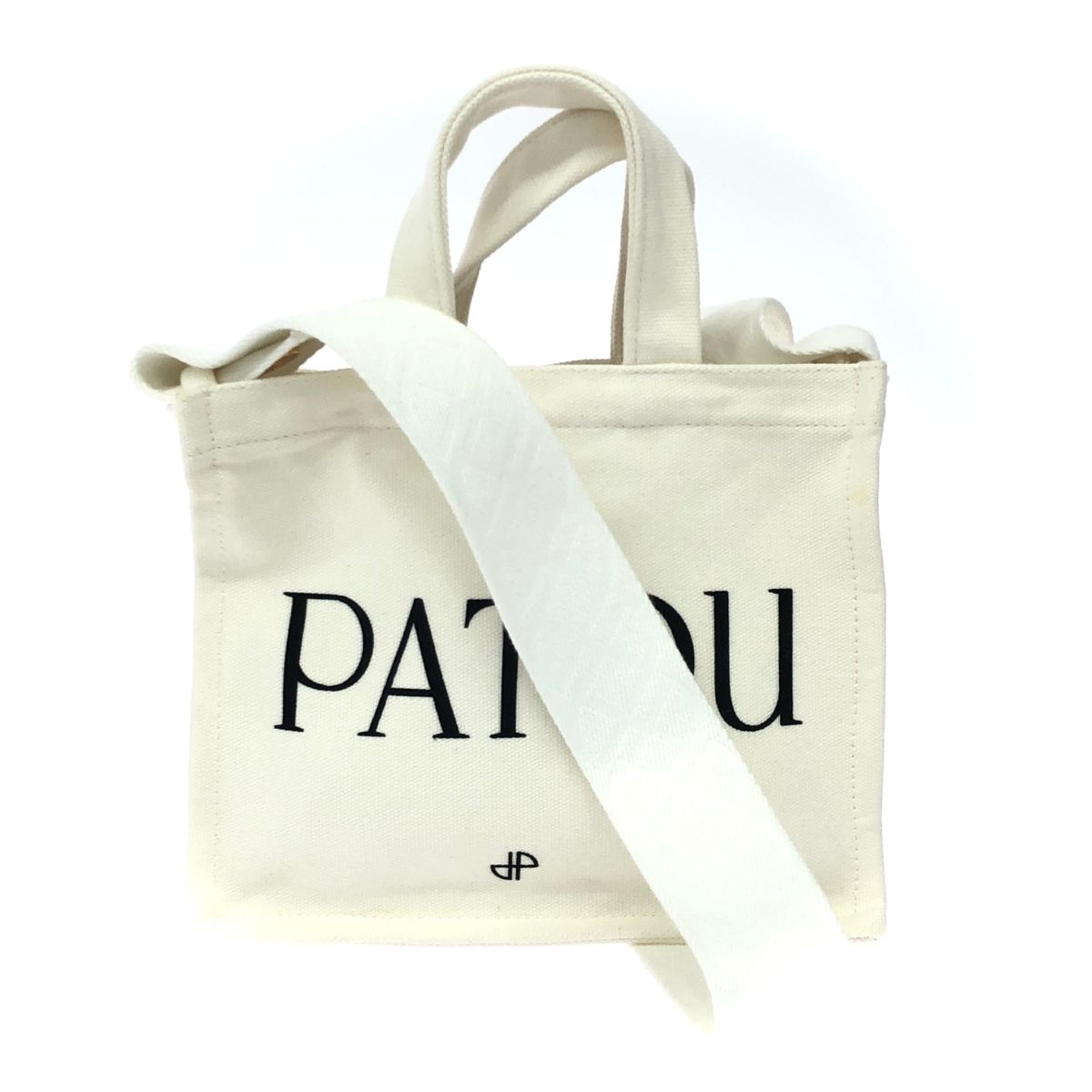 Patou パトゥ 2WAYバッグ/キャンバス AC0250076090C ホワイト 