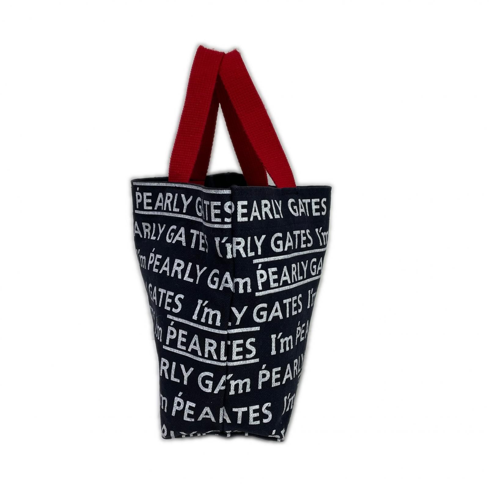 中古 パーリーゲイツ PEARLY GATES カートバッグ ネイビー 紺