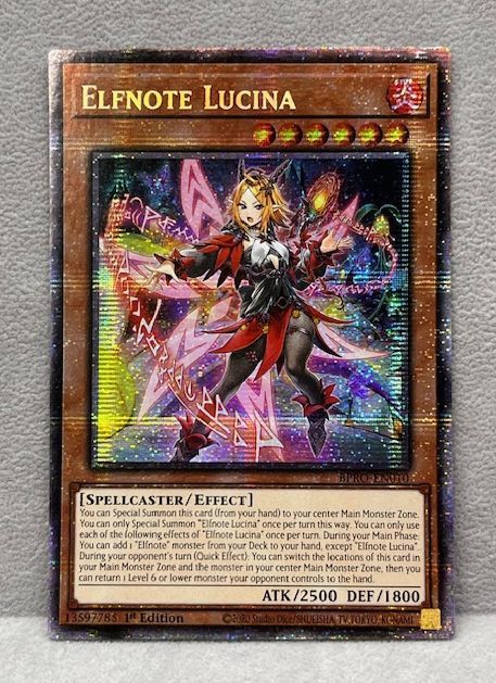 遊戯王 英語 北米版 耀聖の花詩ルキナ スターライトレア 1st-世界を