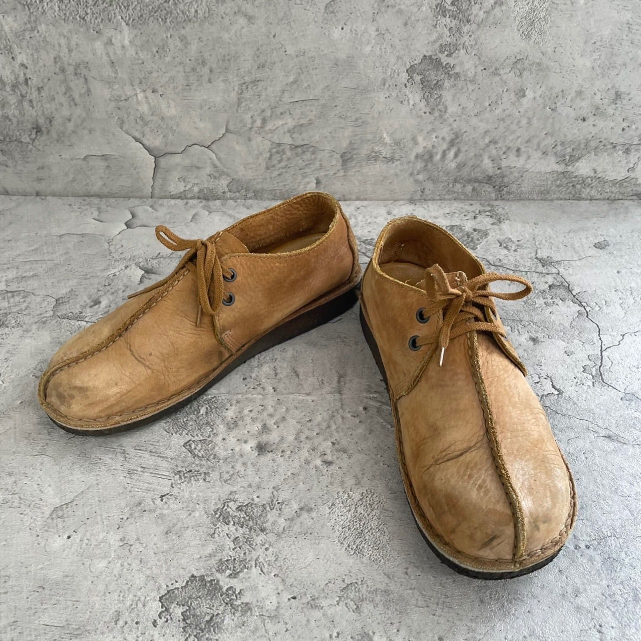 良品 Clarks クラークス チャッカブーツ デザートトレック レース 
