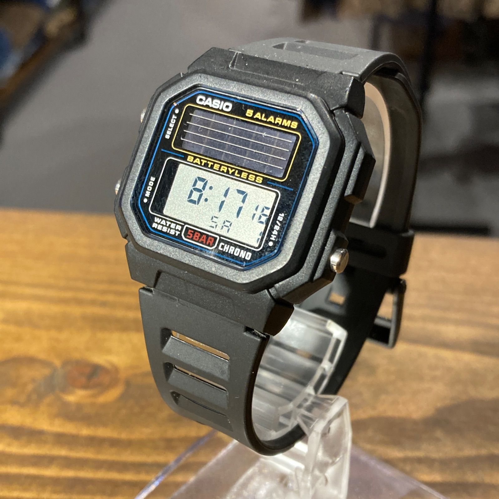 MP120) CASIO AL-190W ソーラーパワーシステム タフソーラー ブラック