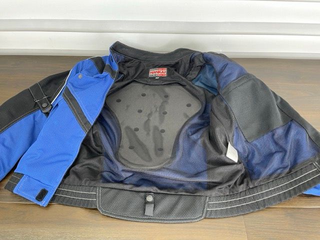 ライディングジャケットNANKAI PRO-RACING サイズL ブルー系 プロテクター付きメッシュジャケット 南海部品&frasl;515924