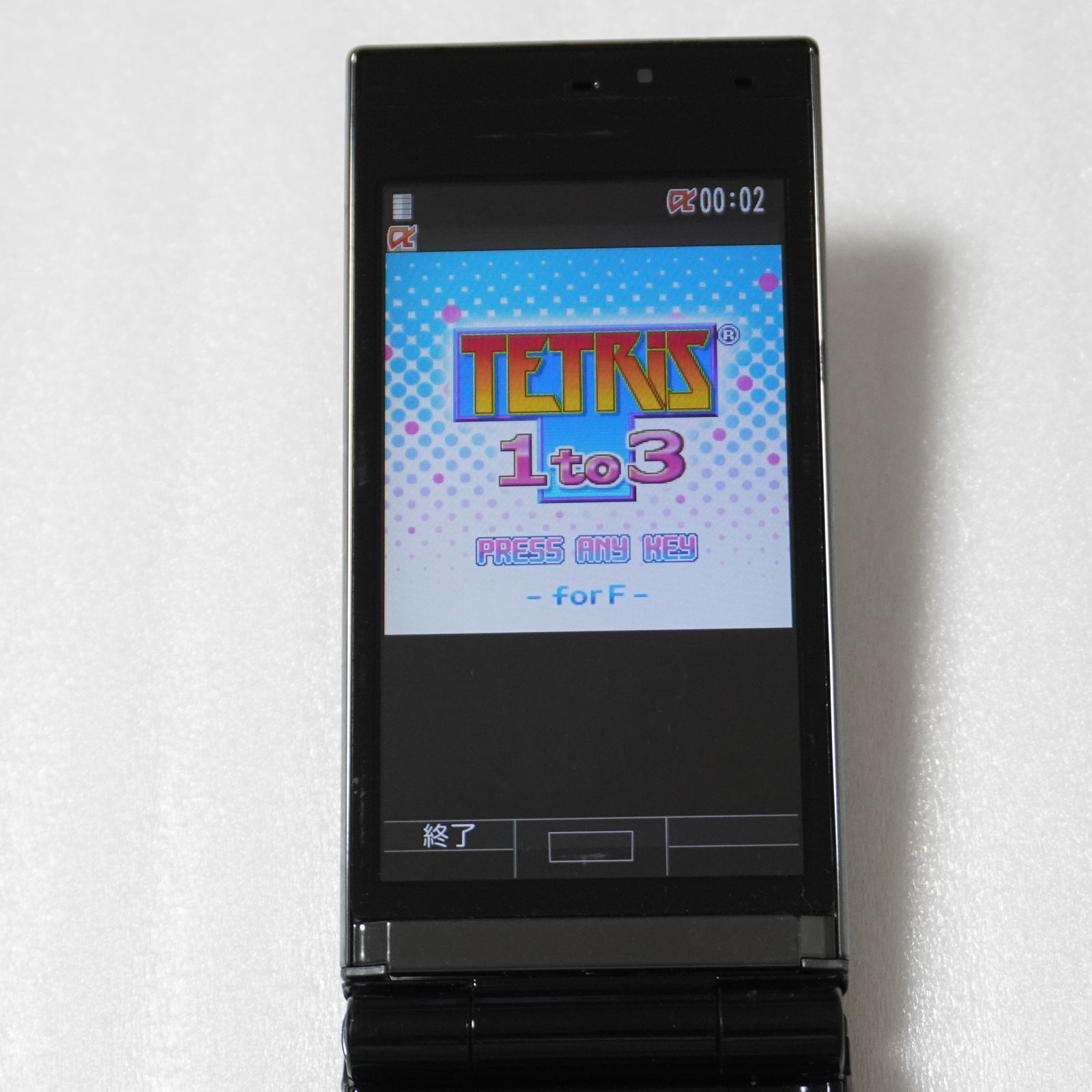 docomo PRIME series F-01C ブラック FOMA 3G ガラケー ドコモ 塊魂