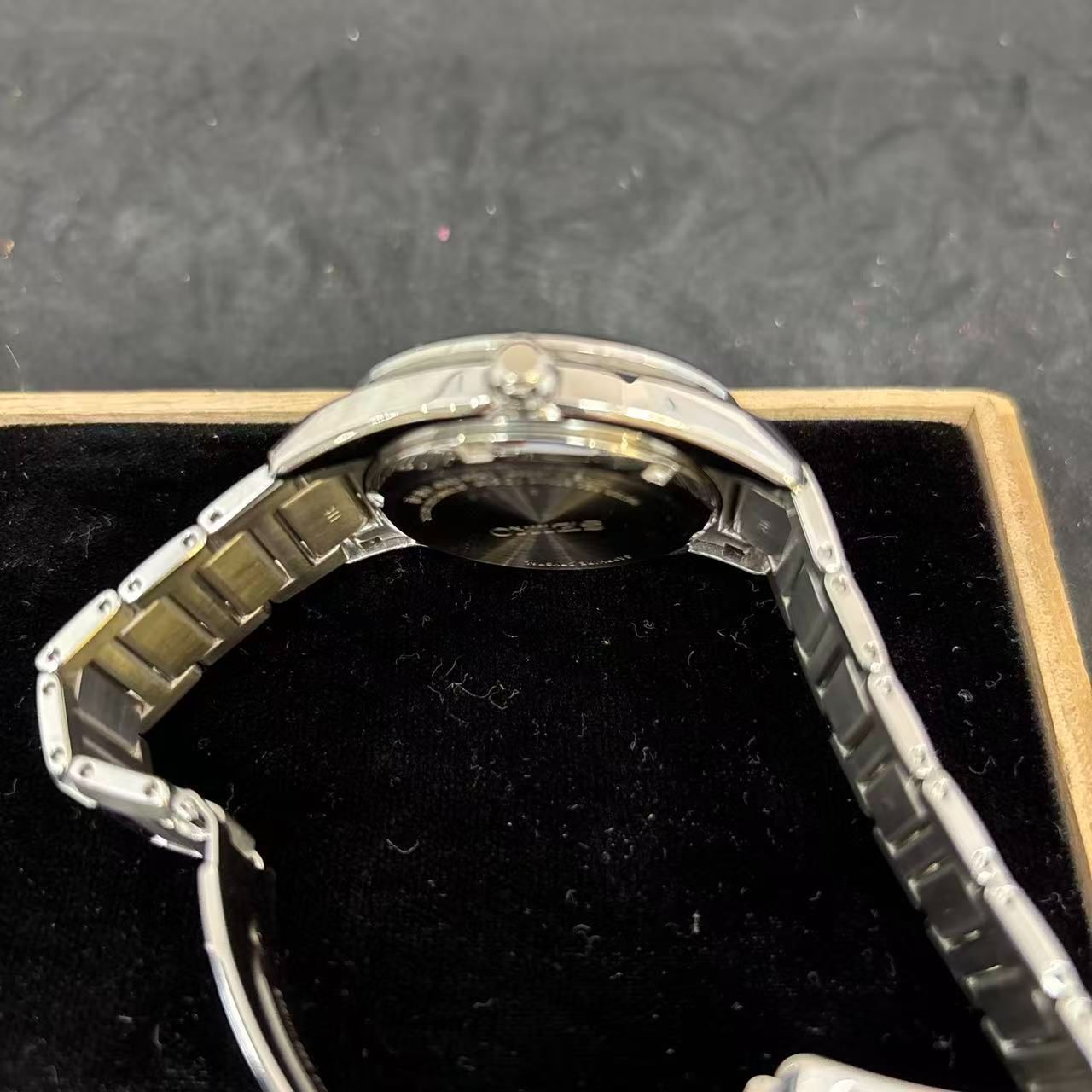 SEIKO 自動巻き 腕時計 黒 稼動品動作確認済 【公式通販】