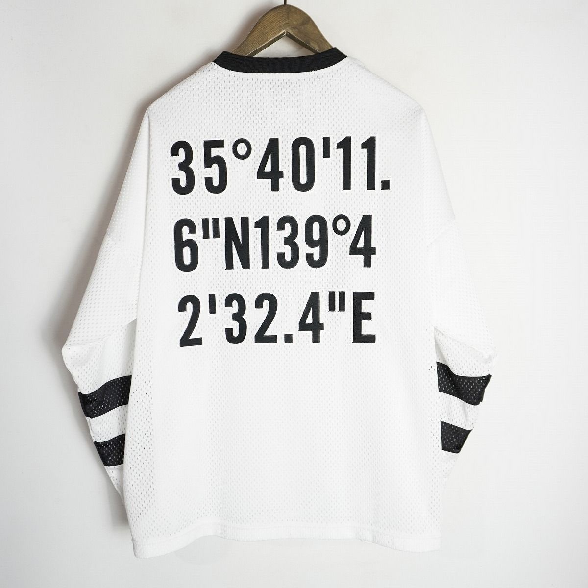 WTAPS ダブルタップス NETMINDER LS POLY WHITE メッシュ カットソー