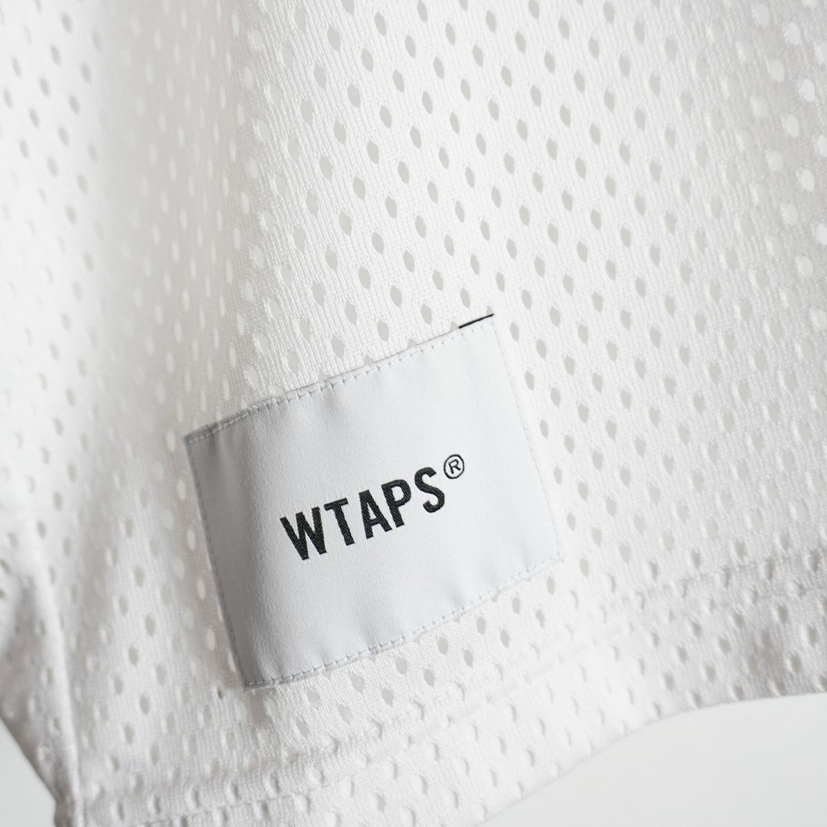WTAPS ダブルタップス NETMINDER LS POLY WHITE メッシュ カットソー 