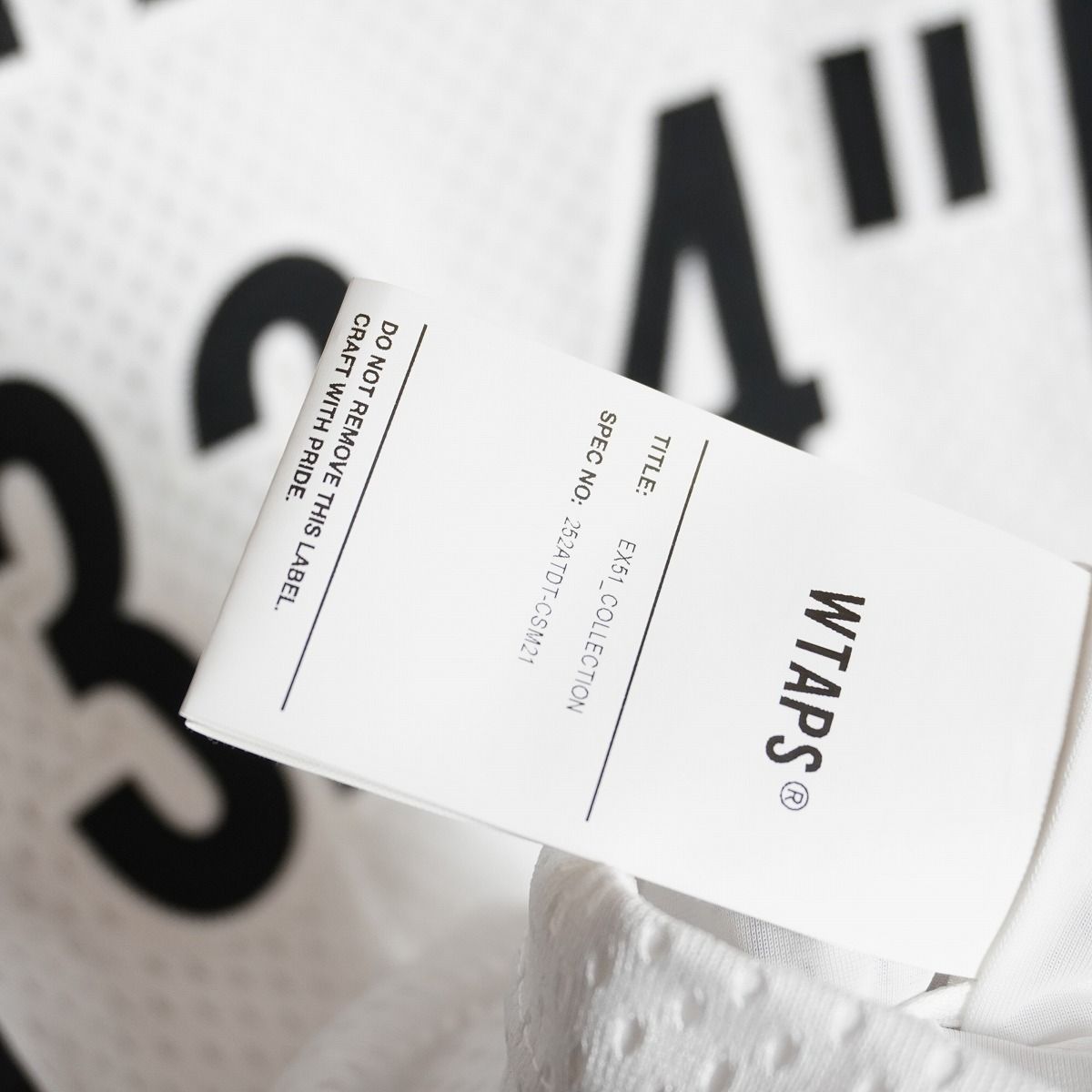 WTAPS ダブルタップス NETMINDER LS POLY WHITE メッシュ カットソー 