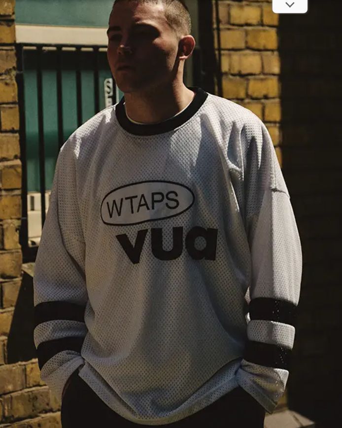 WTAPS ダブルタップス NETMINDER LS POLY WHITE メッシュ カットソー 