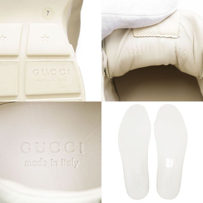 美品】GUCCI グッチ レザースニーカー ライトン メンズ サイズ 7 2018 
