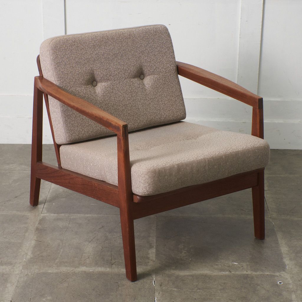 木製 シングルソファ