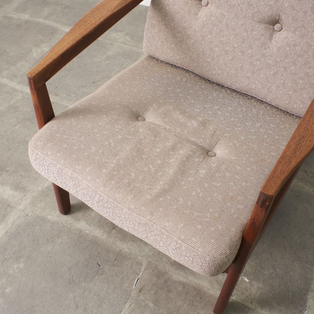 木製 シングルソファ