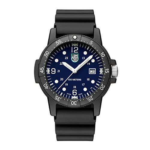 ルミノックス LUMINOX 腕時計 Sea Bass Carbonox グリーンロゴ X2.2003 ネイビー 44mm 日本未発売モデル スイス製 並行輸入品 po 502e952e