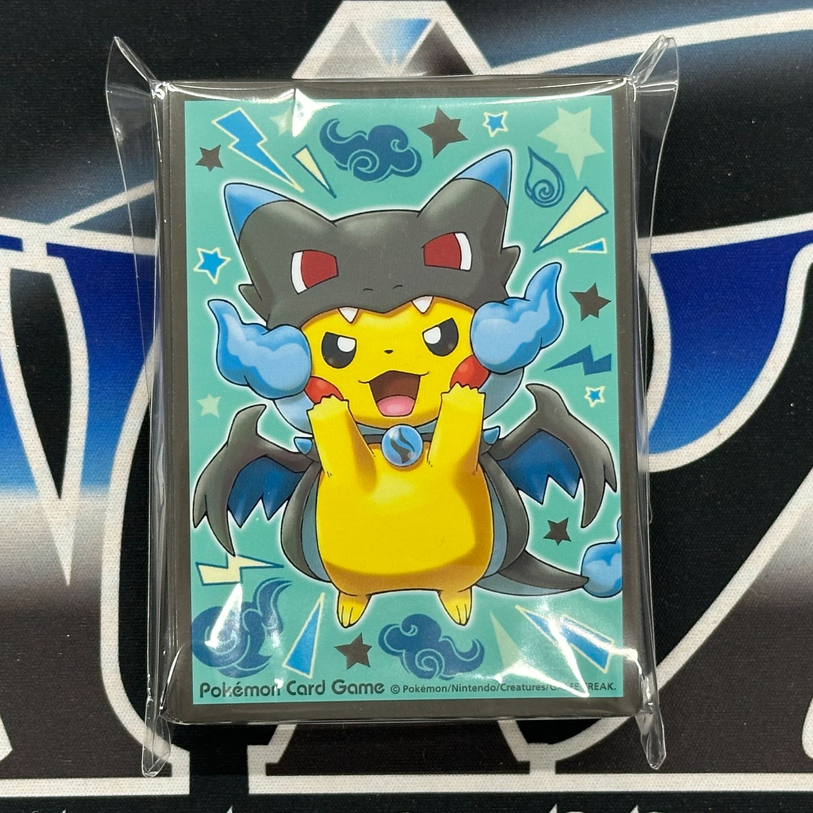 P】メガリザードンX ポンチョ 62枚入 デッキシールド ポケカ スリーブ