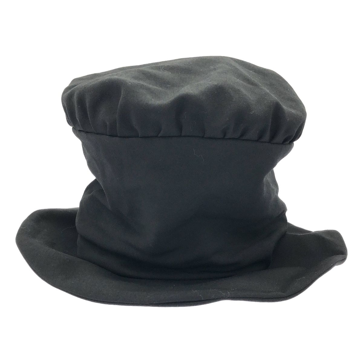 ヨウジヤマモトプールオム　ハイクラウンハット Yohji Yamamoto POUR HOMME ヨウジヤマモト プールオム 24SS ウール