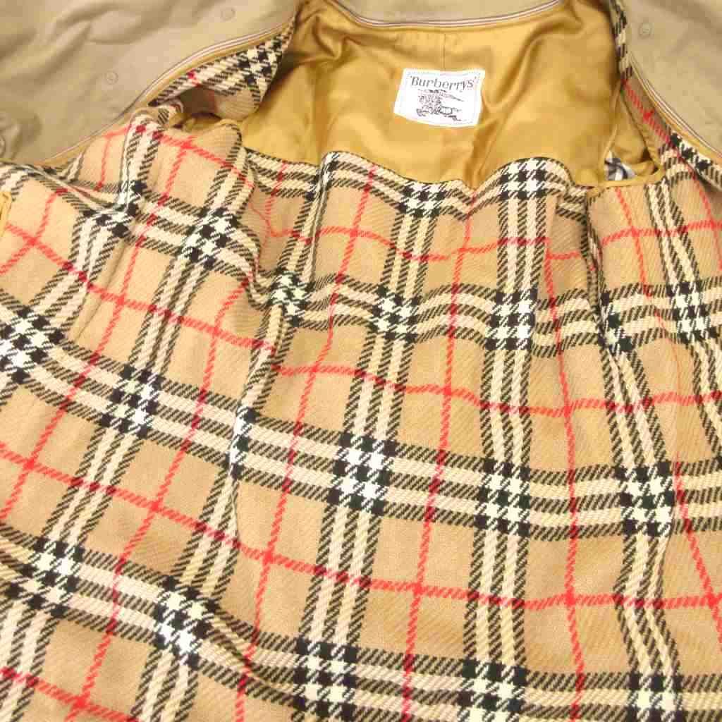 バーバリーズ Burberrys ヴィンテージ トレンチコート 裏地ノバ