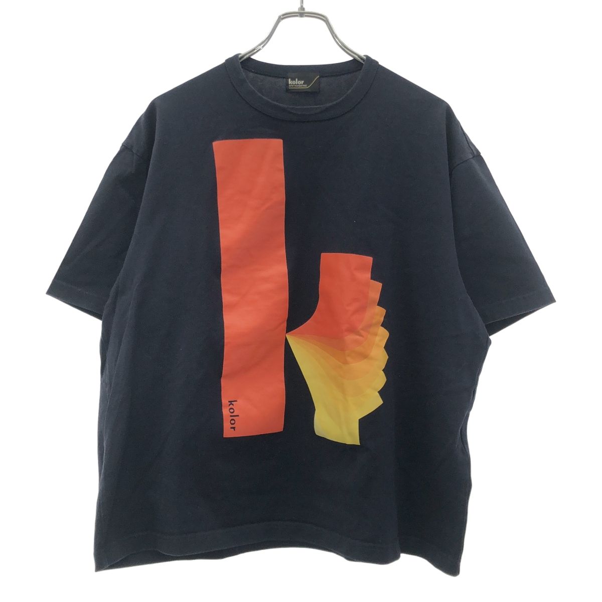 kolor カラー 23AW グラフィックプリントTシャツ 23WCM-T08207 