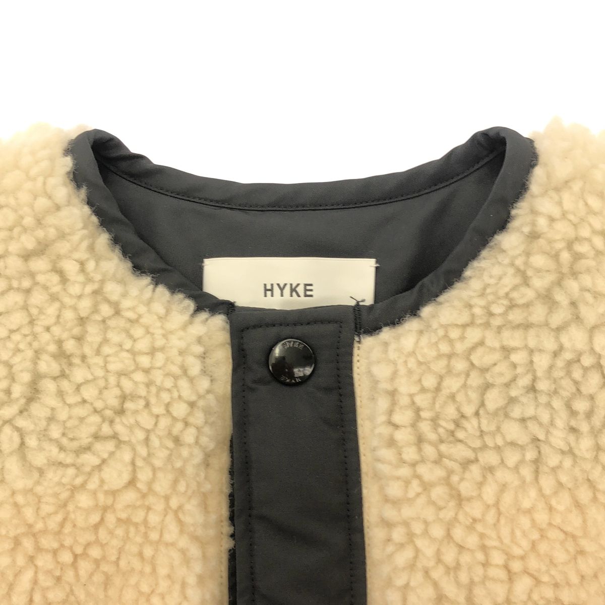 HYKE ハイク 21AW FAUX SHEARLING JACKET ボアフリースジャケット 212 