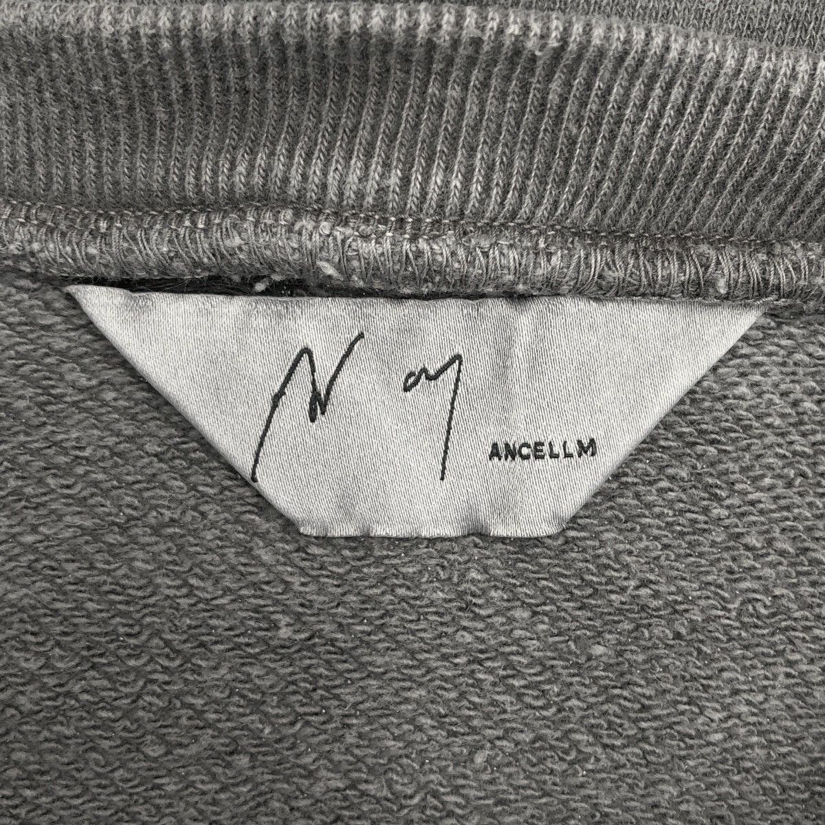 ANCELLM アンセルム 23AW DYED DAMAGE HOODIE ダイドダメージ