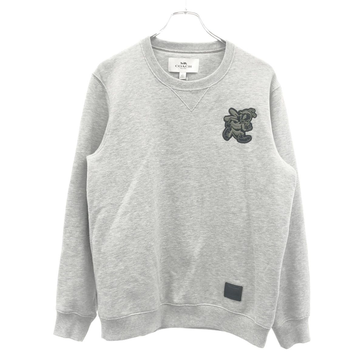 COACH コーチ NOTIF SWEATSHIRTS スウェットトレーナー F20993 グレー