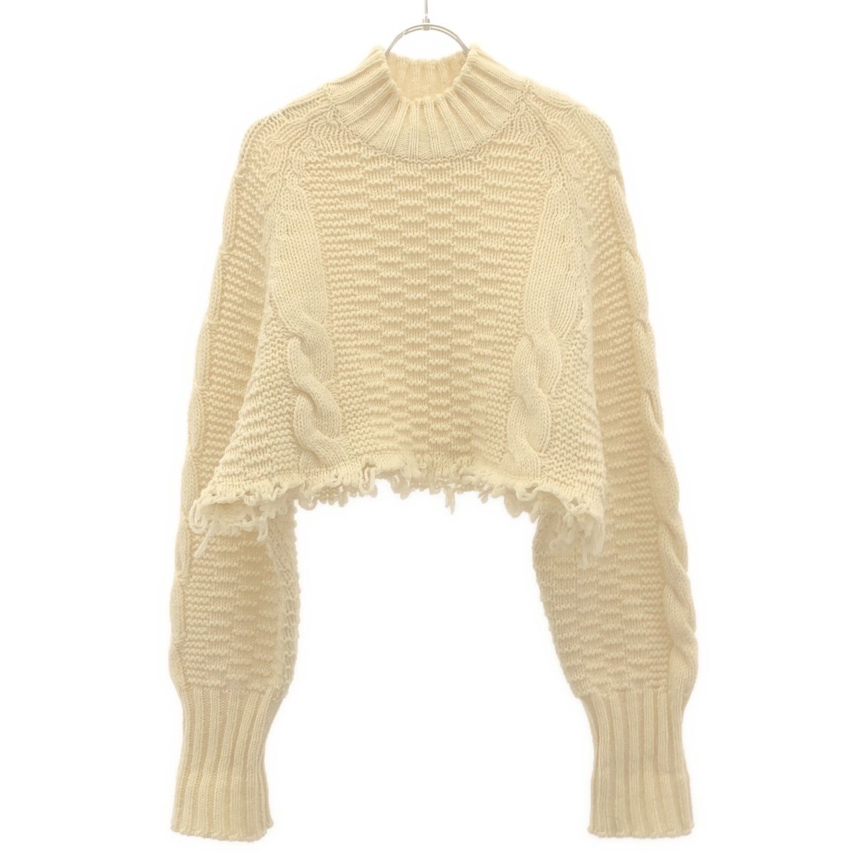 JIL SANDER＋ ジルサンダープラス 20AW ケーブル編み モックネック 