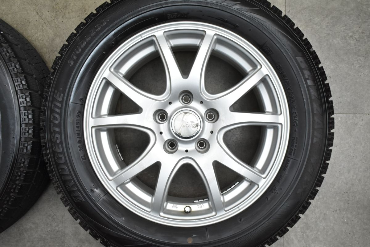 程度良好品】FANG 16in 6.5J +40 PCD114.3 ブリヂストン ブリザック