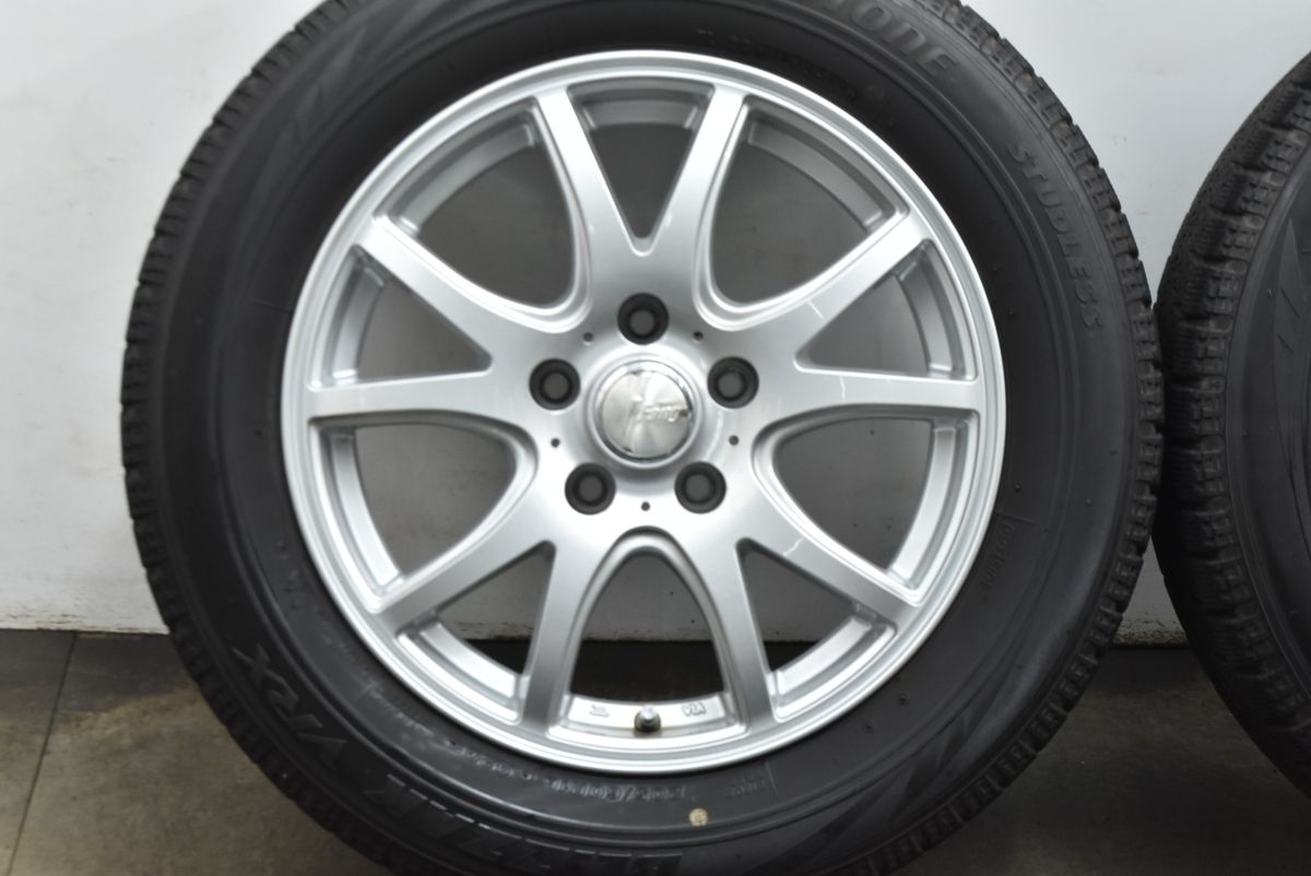 程度良好品】FANG 16in 6.5J +40 PCD114.3 ブリヂストン ブリザック