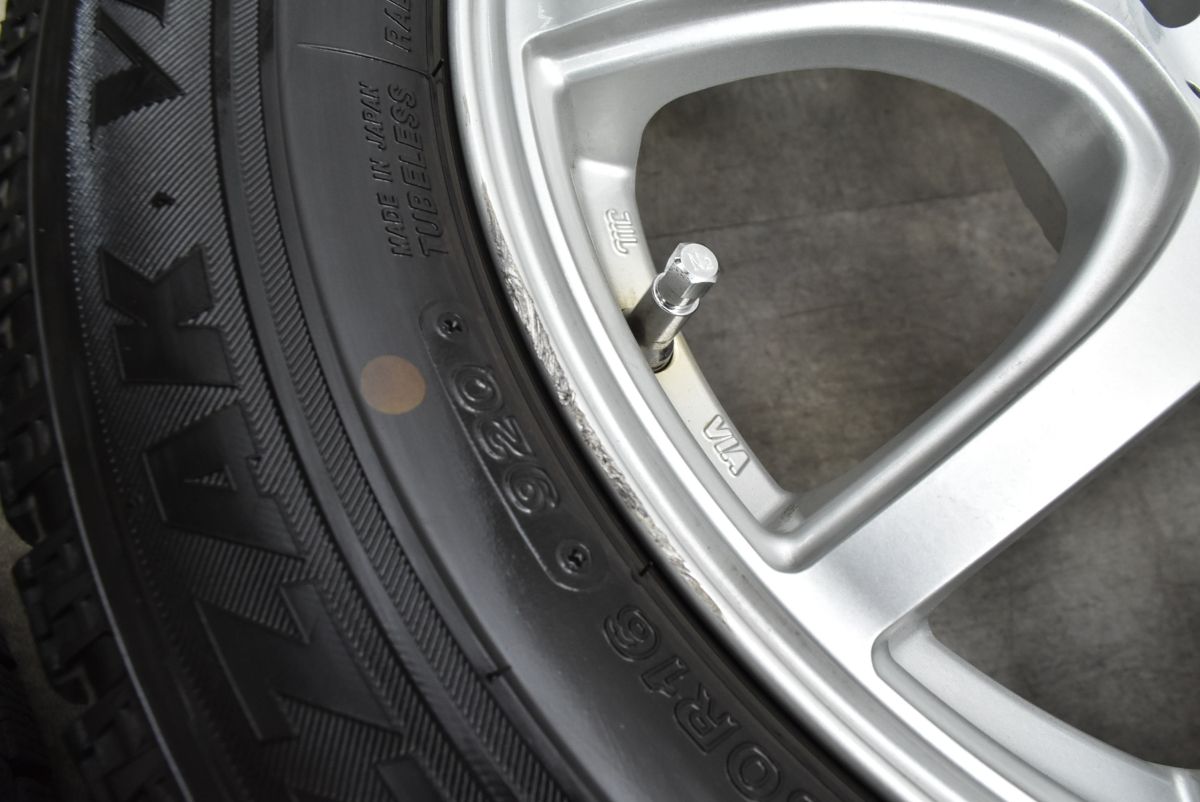 程度良好品】FANG 16in 6.5J +40 PCD114.3 ブリヂストン ブリザック