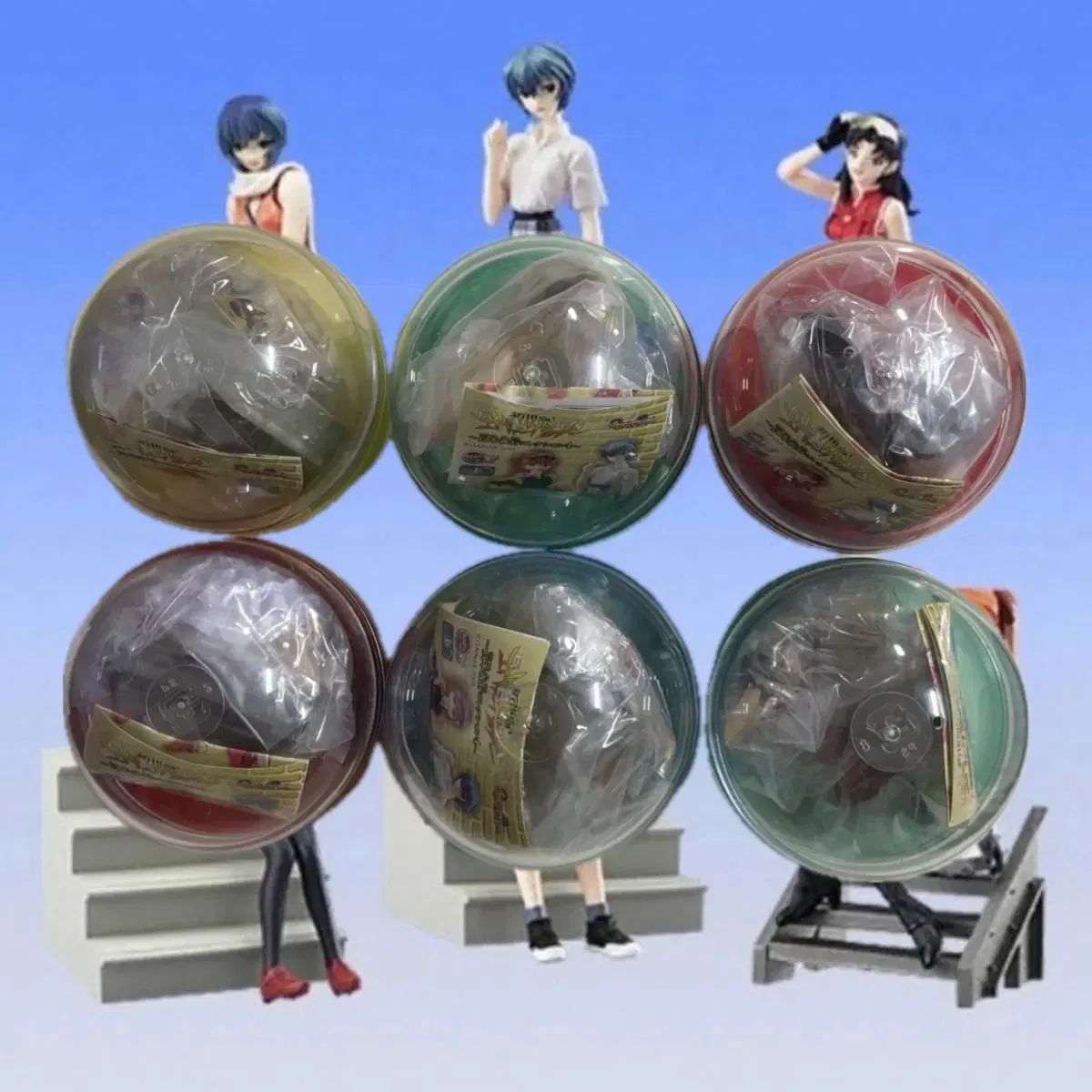 未開封 エヴァンゲリオン サダモト ヨシユキ コレクション4 ガチャ 6種 フルセット
