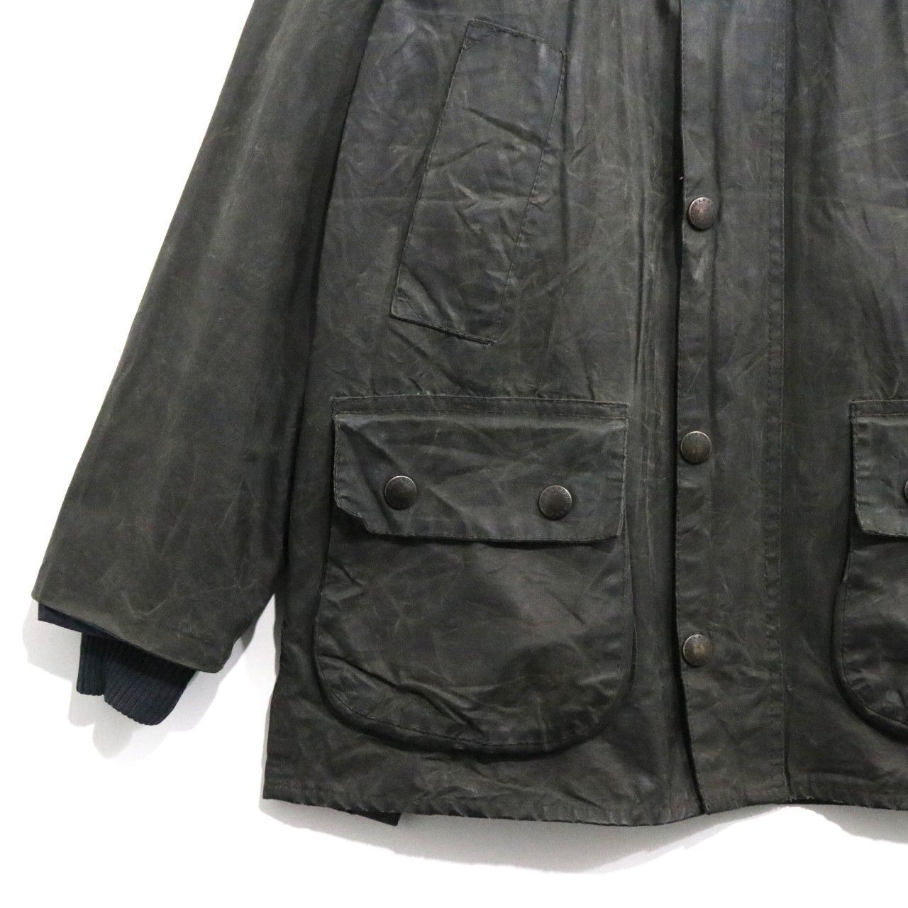 中古C】90s vintage Barbour バブアー 34 Sサイズ メンズ オイルド 
