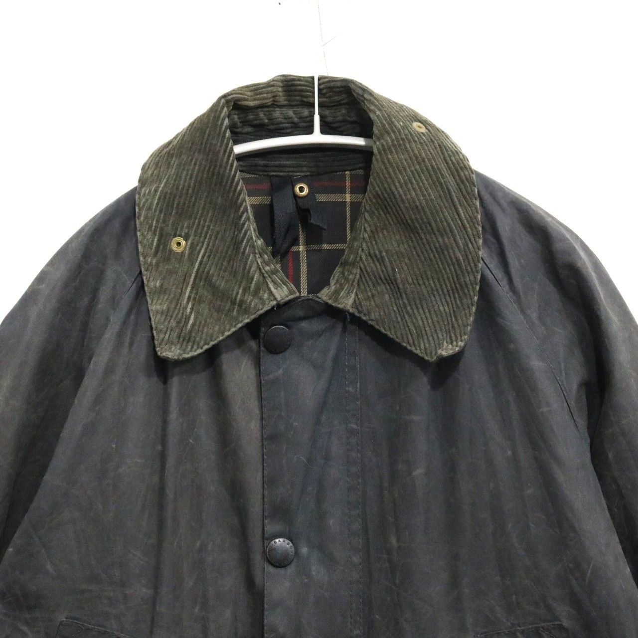 中古C】90s vintage Barbour バブアー 34 Sサイズ メンズ オイルド 