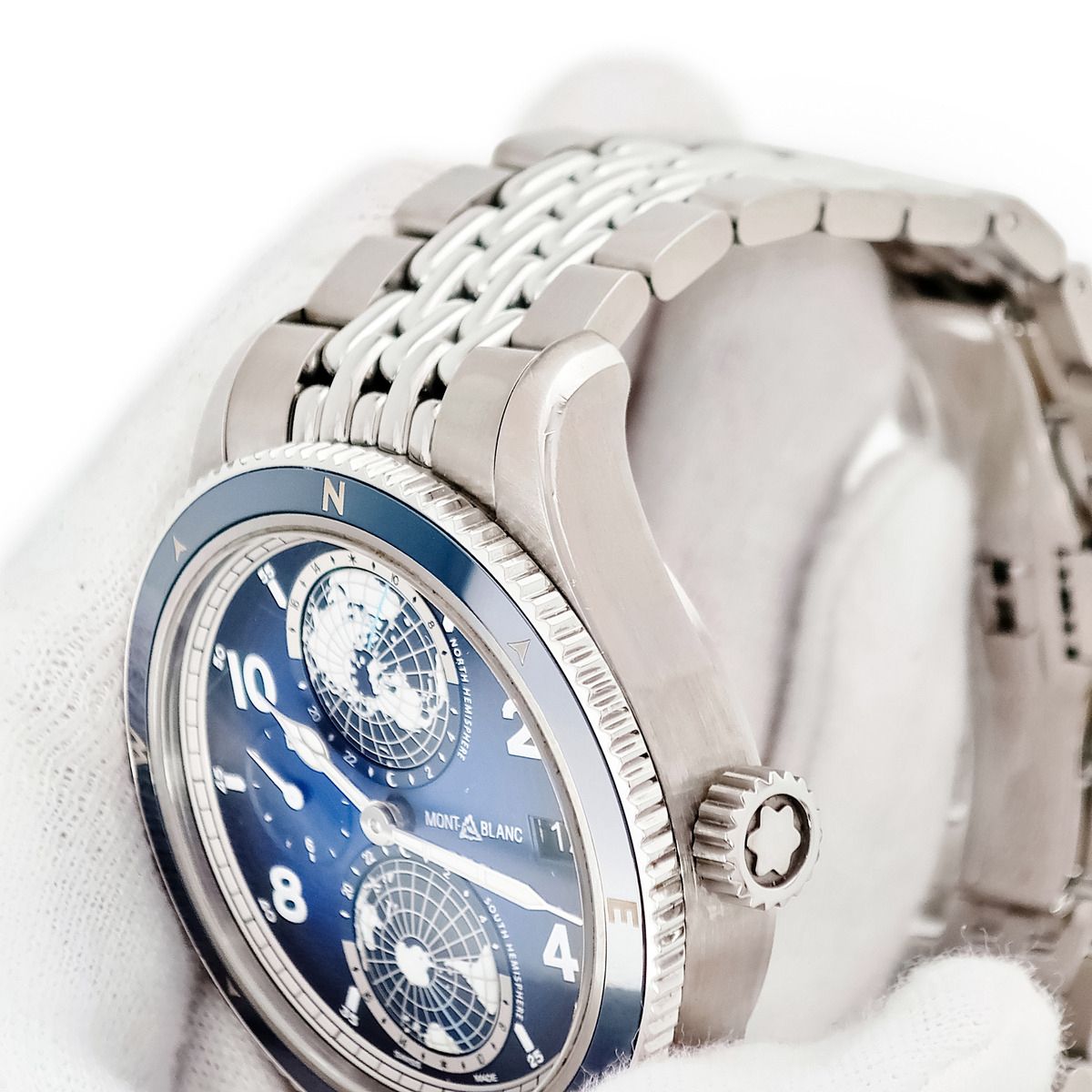  モンブラン 腕時計 MB125567 鑑定済み ブランド ベーシック 自動巻き時計 腕時計(アナログ)